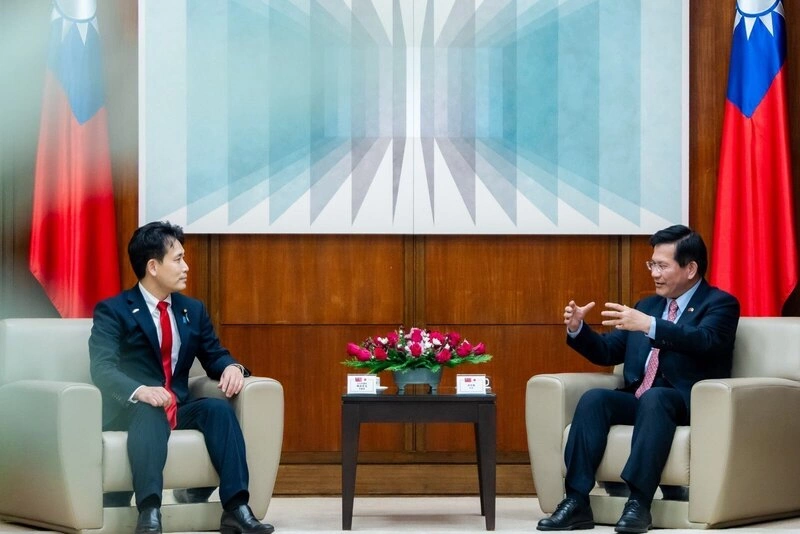 林佳龍接見日本參議員團