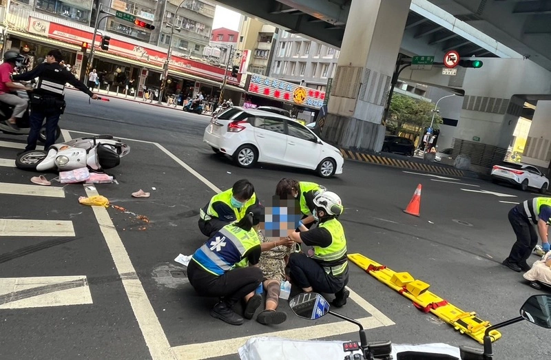 新北中和毒駕車禍  汽車撞機車碾壓造成1死1傷