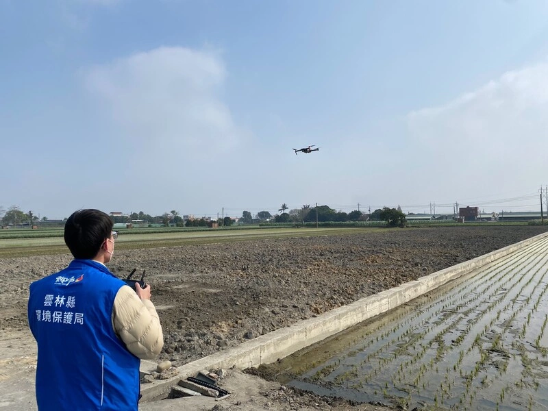 空拍監控揪空污  雲林加強露天燃燒稽查