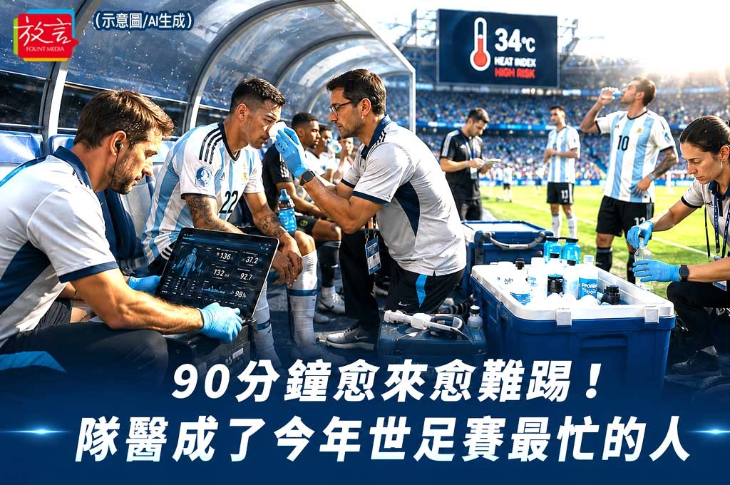 《放．新聞／世足賽》90分鐘愈來愈難踢！隊醫成了今年世足賽最忙的人