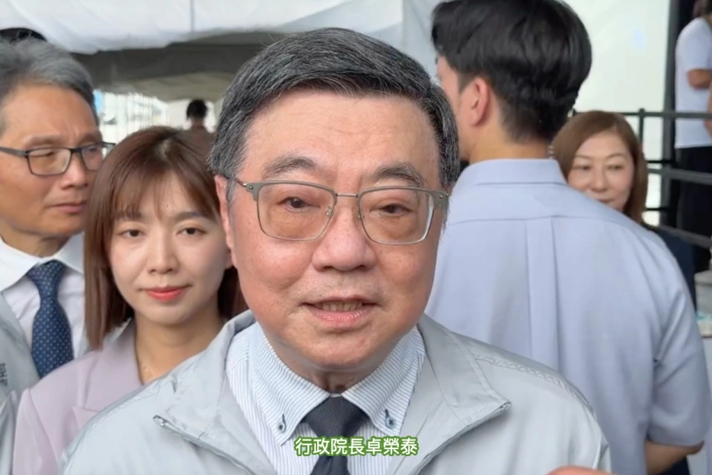 薪資被凍結第一天...卓榮泰淡然「對財務威脅置之度外」：我只要站在正道上、世界就平和