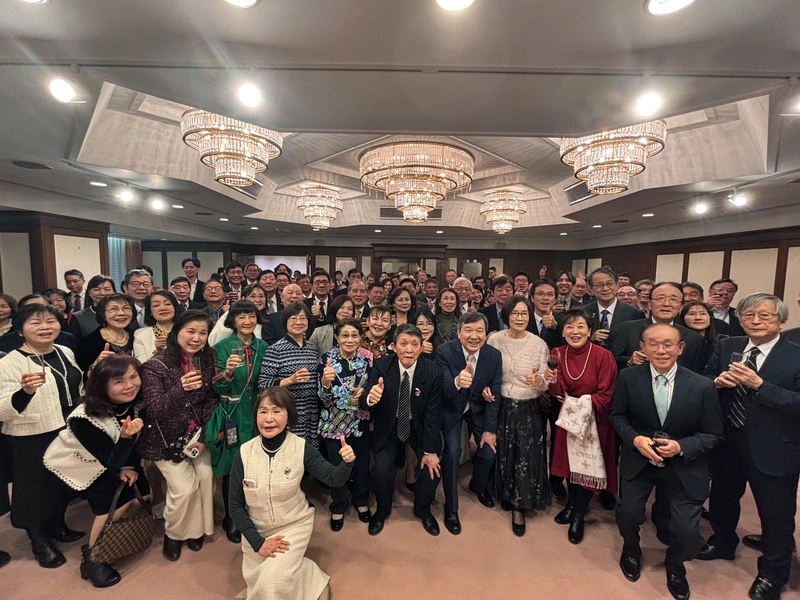 駐日處新年會　與會嘉賓大合照