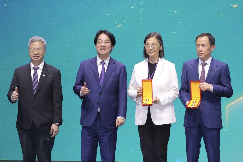 總統：台灣半導體串連全球　攜手打造更具韌性供應鏈