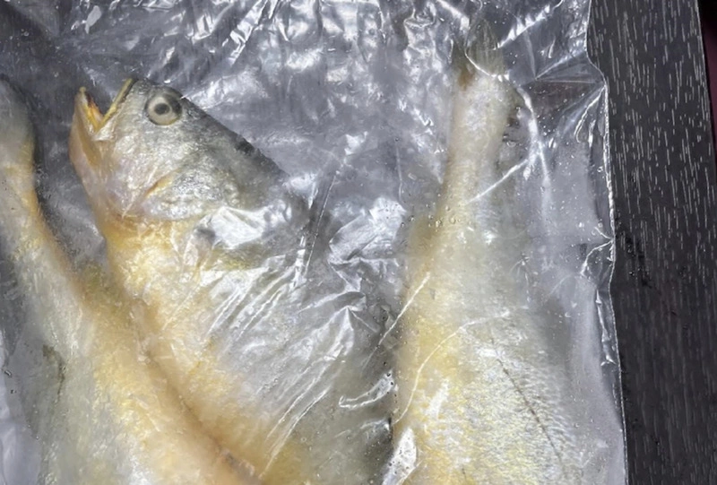 中國進口出包黃花魚、蛋糕盒　邊境攔截退運銷毀