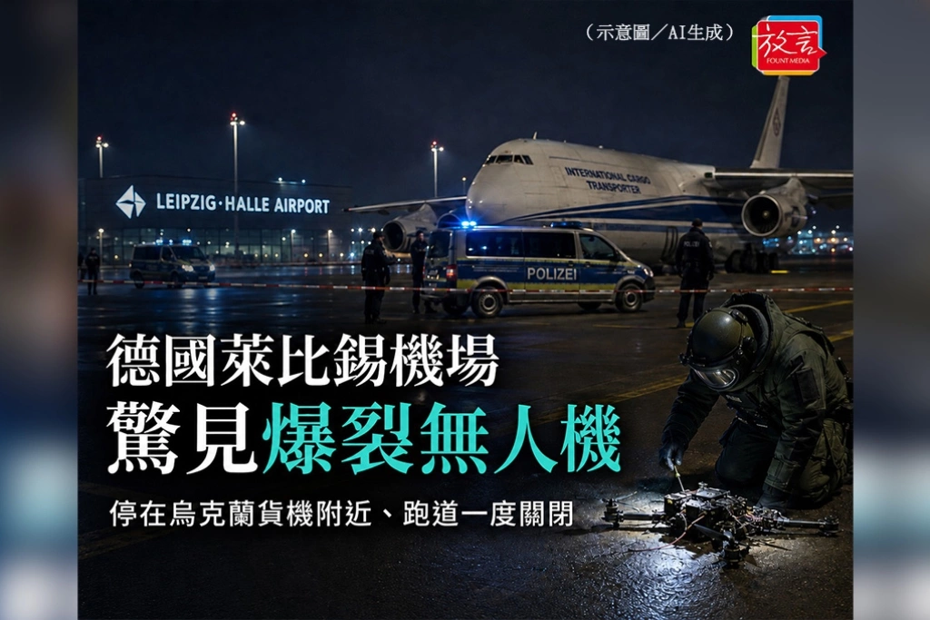 德國萊比錫機場驚見爆裂無人機　停在烏克蘭貨機附近、跑道一度關閉