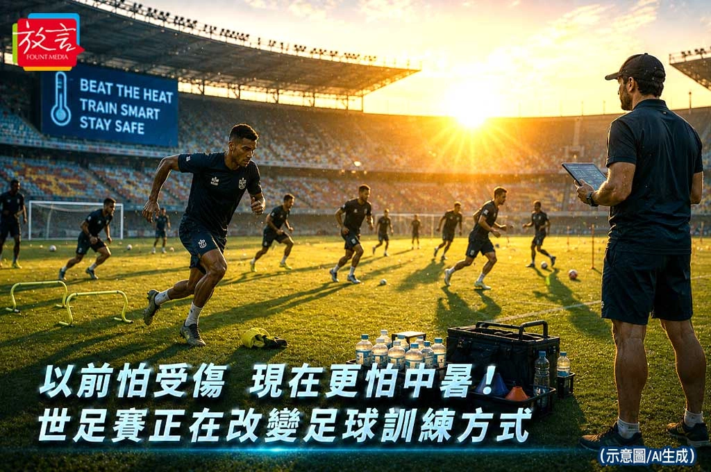 《放．新聞／世足賽》以前怕受傷　現在更怕中暑！世足賽正在改變足球訓練方式