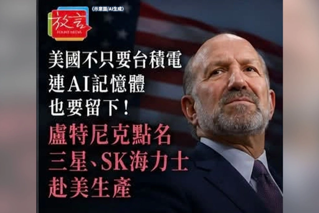 美國不只要台積電，連AI記憶體也要留下！盧特尼克點名三星、SK海力士赴美生產