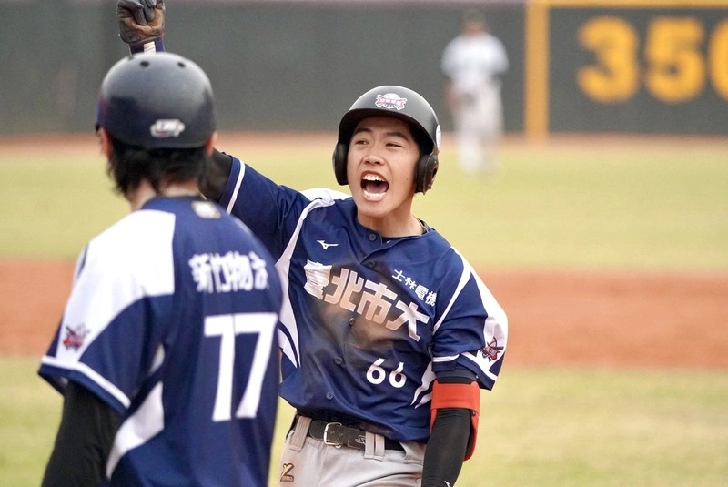 大專棒球聯賽北市大闖4強　廖睿綸獲選MVP