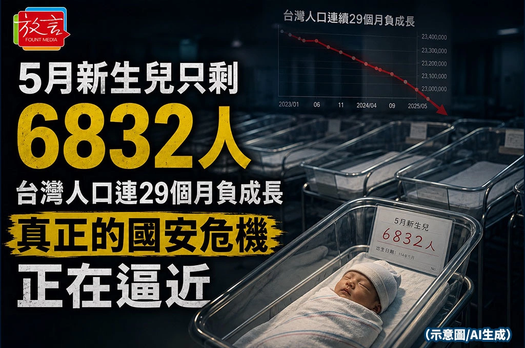 5月只出生6832個孩子 比少子化更可怕的是,我們已經習慣了
