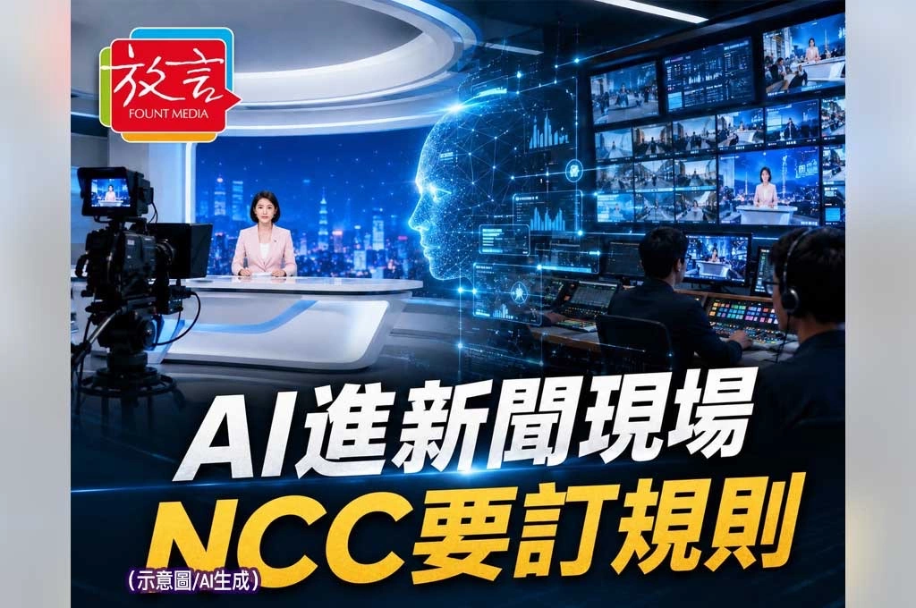 NCC研議廣電媒體AI應用指引　生成式AI進新聞現場，台灣不能沒有規則