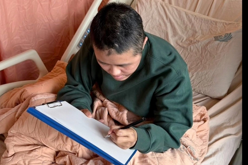 台鐵副站長一度昏迷各界集氣　親筆寫下平安