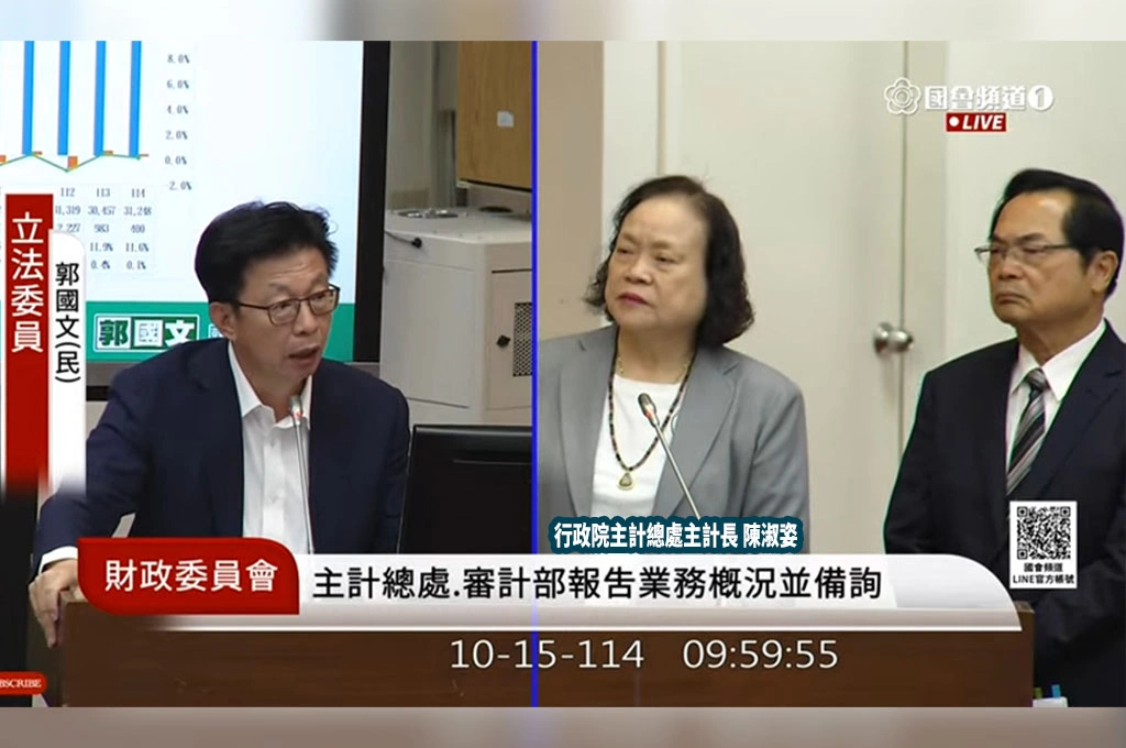 執政黨立委說重話!最貧20%家庭收入不增反呈負數...郭國文痛批「國家有錢不花當美德」直嗆主計長陳淑姿:別再當滅絕師太!
