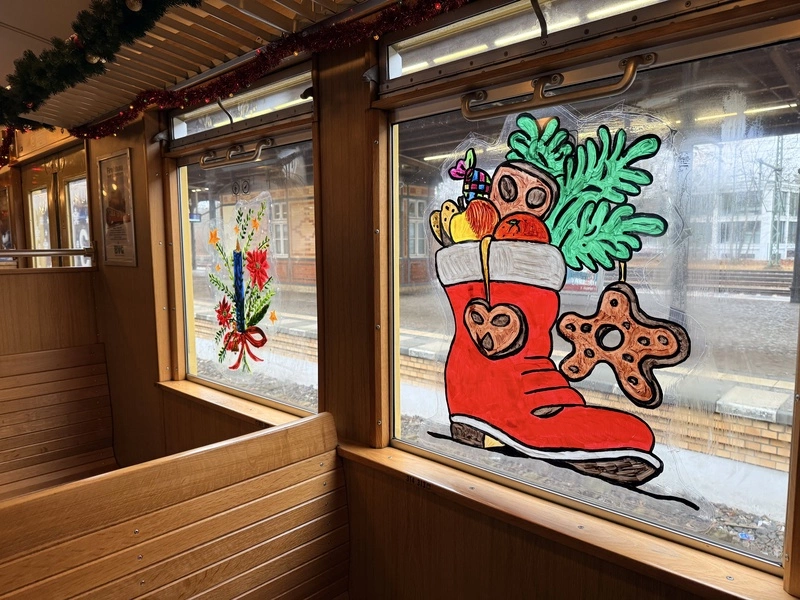 柏林懷舊耶誕列車車廂
