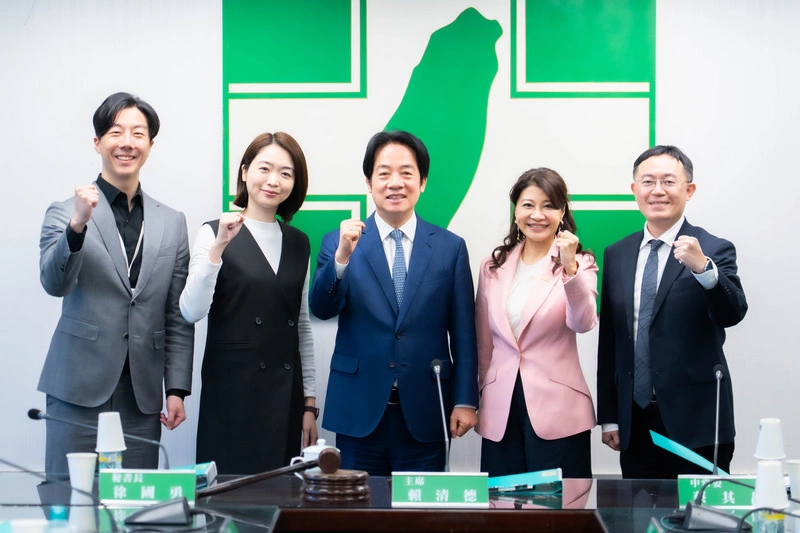 林楚茵接任民進黨發言人　賴清德盼襄助社會溝通