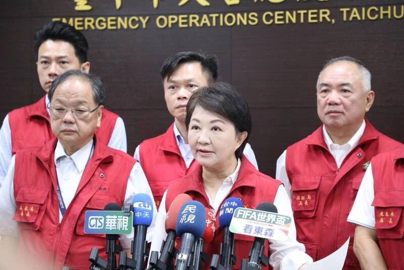 颱風巴威釀台中4傷　盧秀燕籲避免外出安全優先