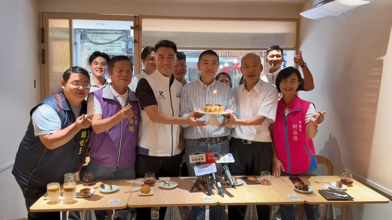 基隆市立田徑場改建啟用　韓國瑜見證力挺謝國樑
