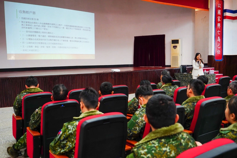強化官兵防詐　馬防部辦基層幹部法律座談（2）