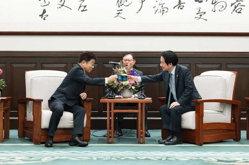 賴總統接見日本眾議員訪團