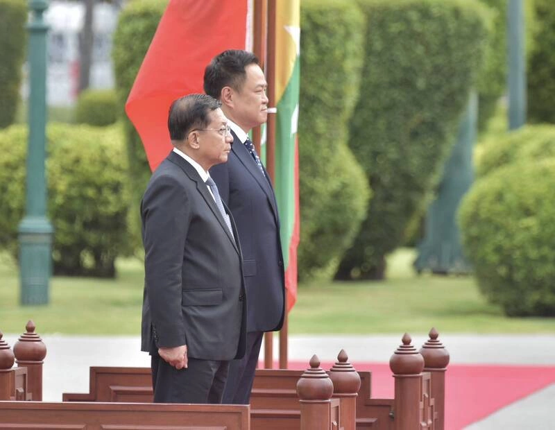 緬甸總統敏昂萊正式訪問泰國　民團批勿替軍政府背書