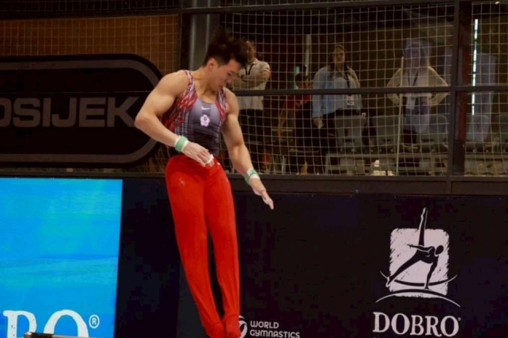 唐嘉鴻本季狀態佳　克羅埃西亞體操世界盃單槓摘金