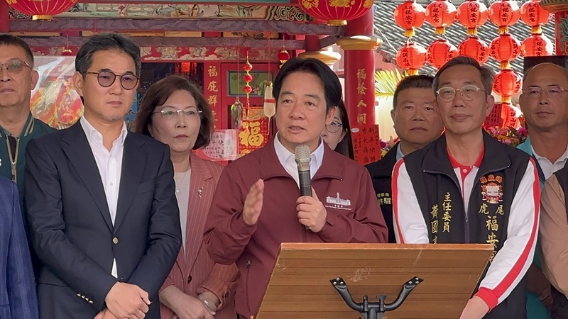 賴總統雲林宮廟參拜提及關稅談判　強調護農決心