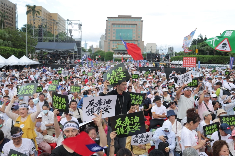 藍白號召民眾上凱道　籲捍衛食安、要求賴政府下台