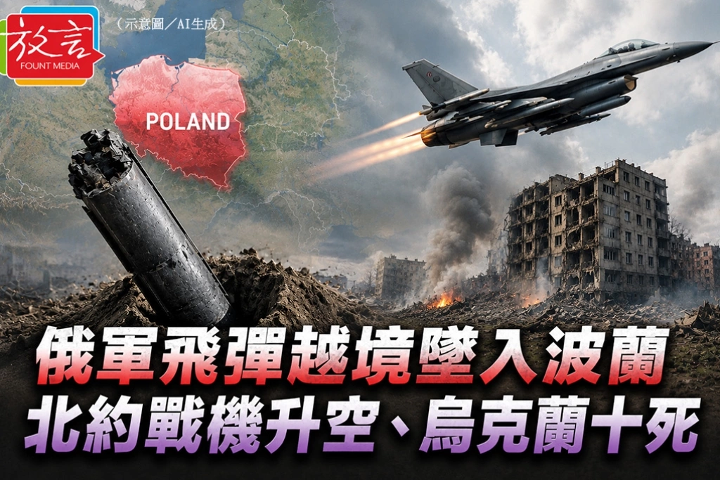 俄軍飛彈越境墜入波蘭　北約戰機升空、烏克蘭十死