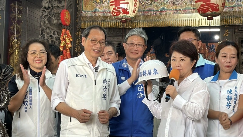 盧秀燕挺蘇清泉喊換黨治水 徐富癸反嗆台中更該換黨