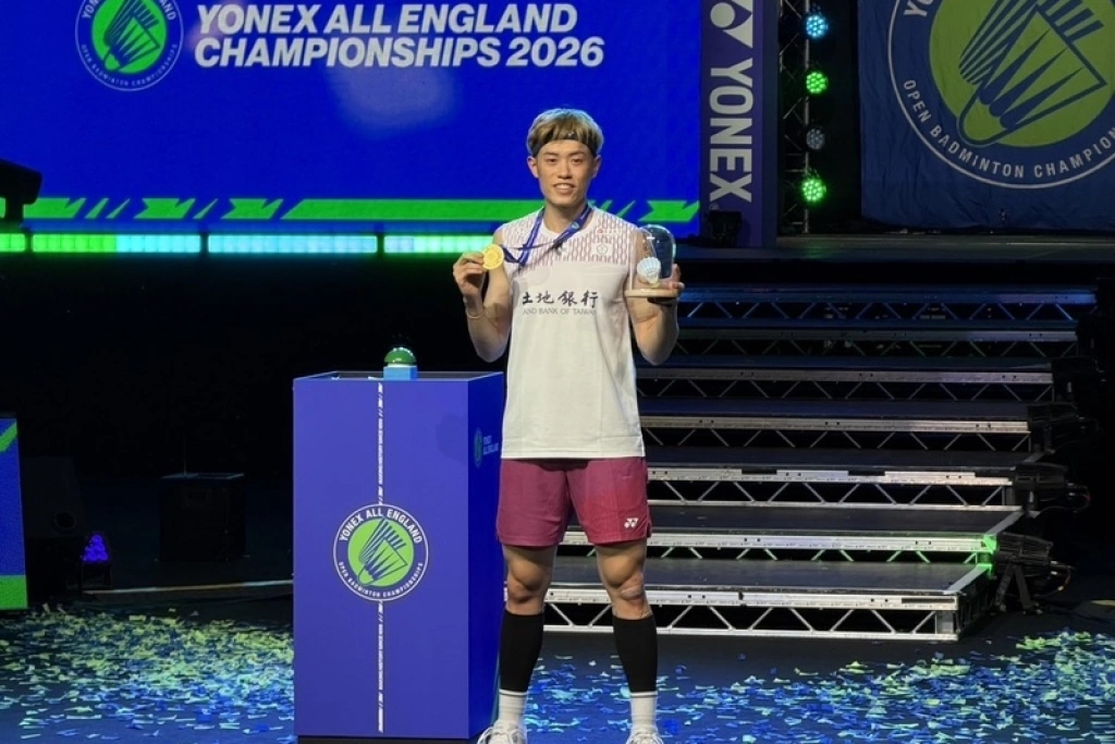林俊易全英羽球賽奪冠　世界排名有望大幅提升