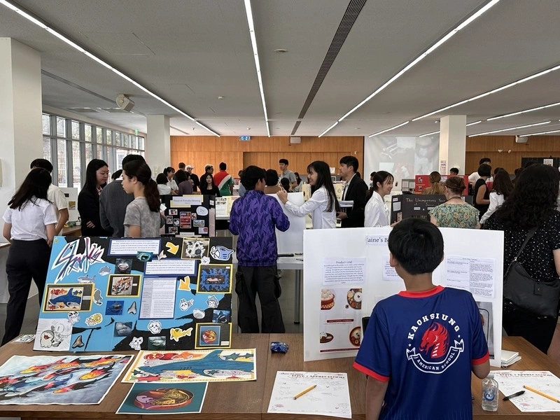 高雄美國學校「IB個人專案」展　AI、永續入列