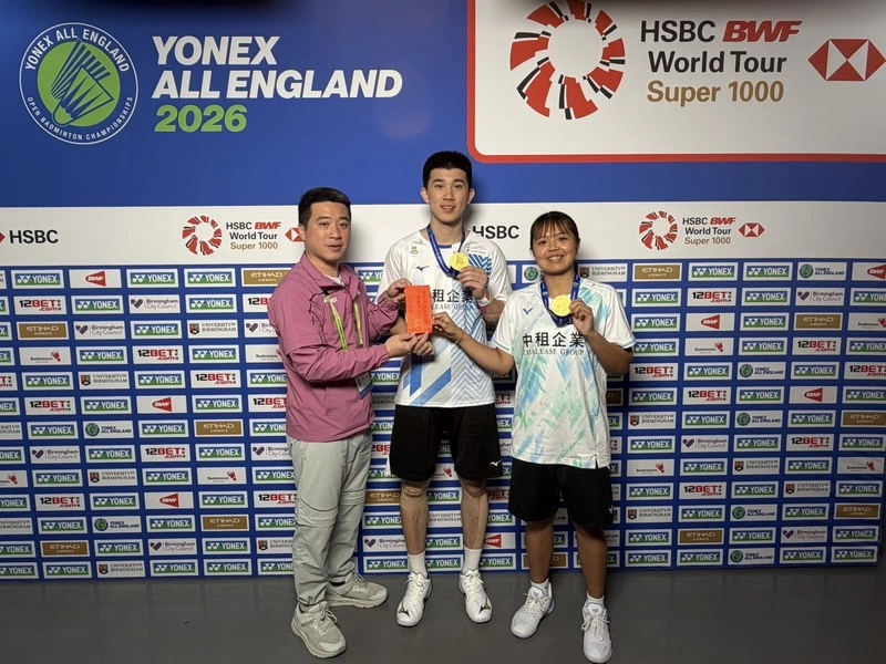 台灣首奪全英混雙冠軍　葉宏蔚笑稱：受經典賽激勵