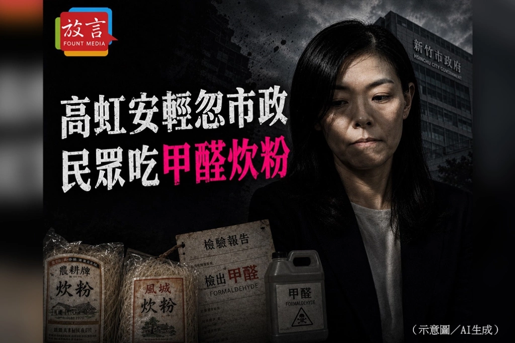 【豁然開朗】高虹安輕忽市政  民眾吃甲醛炊粉