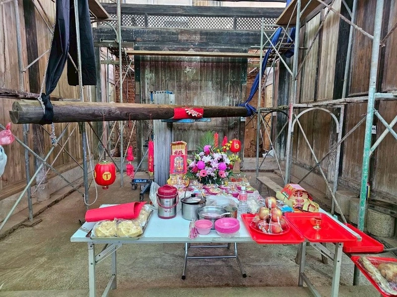 金門古蹟黃允棋古厝修復工程上梁典禮