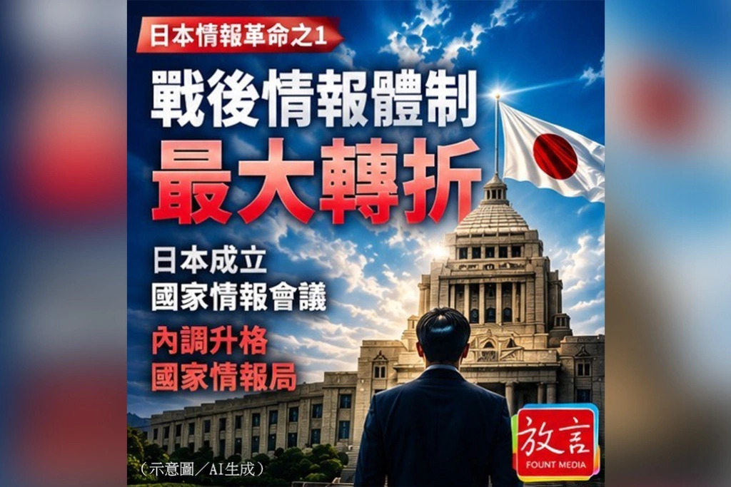 《放．新聞／內幕報導》日本情報革命之一 戰後情報體制最大轉折：日本成立國家情報會議　內調升格國家情報局、首相官邸收攏情報司令塔
