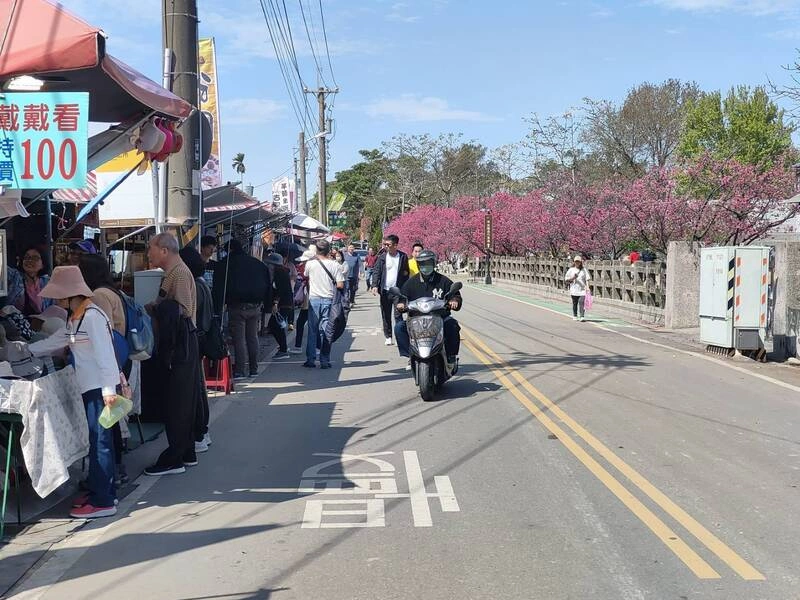 台中后里櫻花季27日登場  全台最美派出所也在這