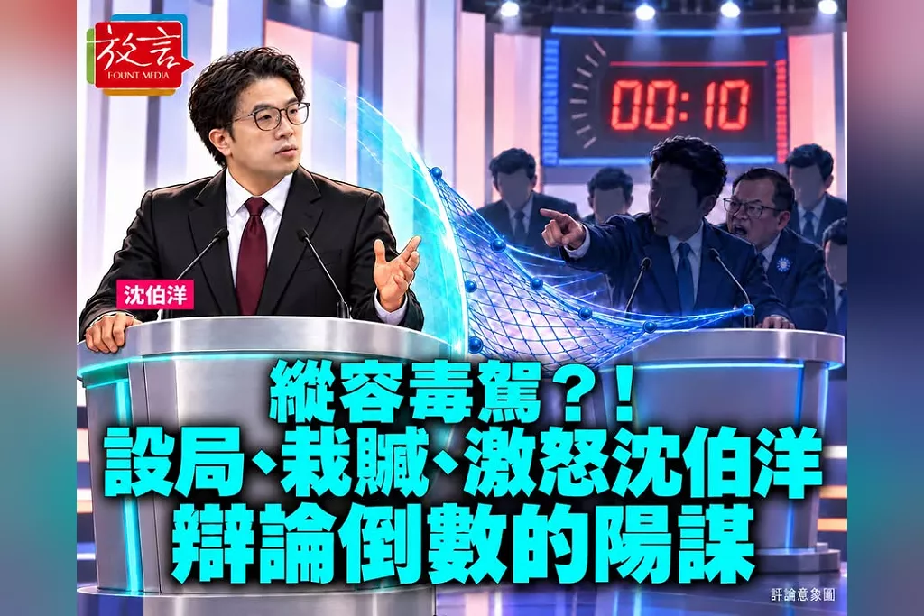 【蔻擊蔻集】縱容毒駕？！蔣萬安陣營設下毒駕修法陷阱！貼標籤、逼短答、再激怒沈伯洋，明天辯論的陽謀已經開始
