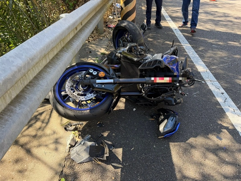 苗栗獅潭台3線疑過彎自摔　重機騎士傷重不治