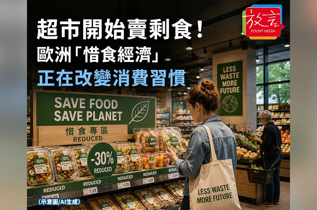 超市開始賣剩食！歐洲「惜食經濟」正在改變消費習慣