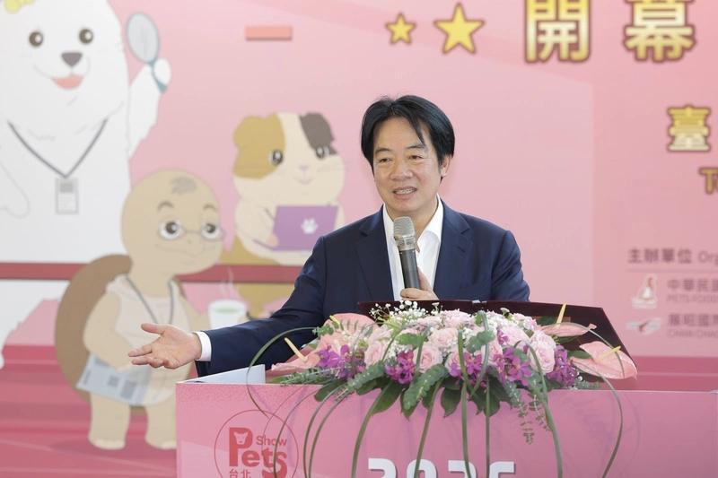 賴總統自稱「狗派」　支持寵物用品產業鏈發展