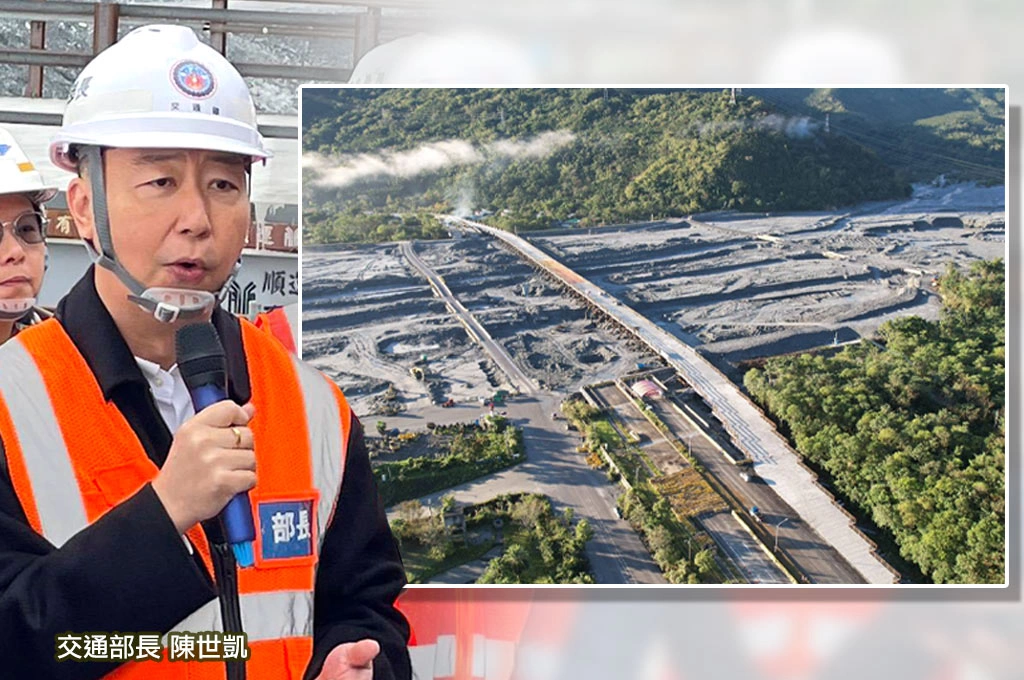 交長陳世凱宣布台9線「馬太鞍溪鋼便橋」提前於115年1月1日通車！三階段搶修進度超前