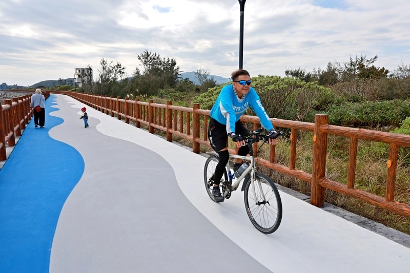 花蓮吉安濱海單車道1.6公里優化完成