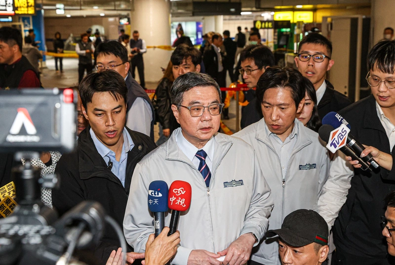 台北車站煙霧彈案　卓榮泰到場關切