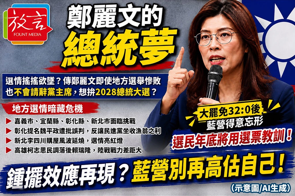  【瑞不可擋】鄭麗文的總統夢