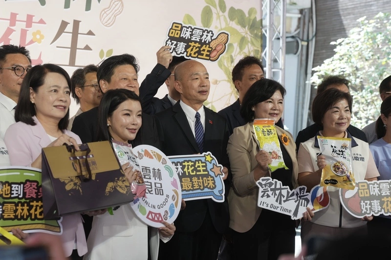 韓國瑜推廣雲林花生　籲民眾多採購助農民