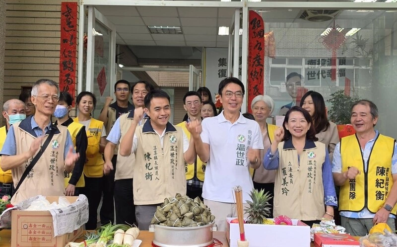 颱風攪局競總成立大會取消  吳大村改祈福、陳紀衡辦茶會