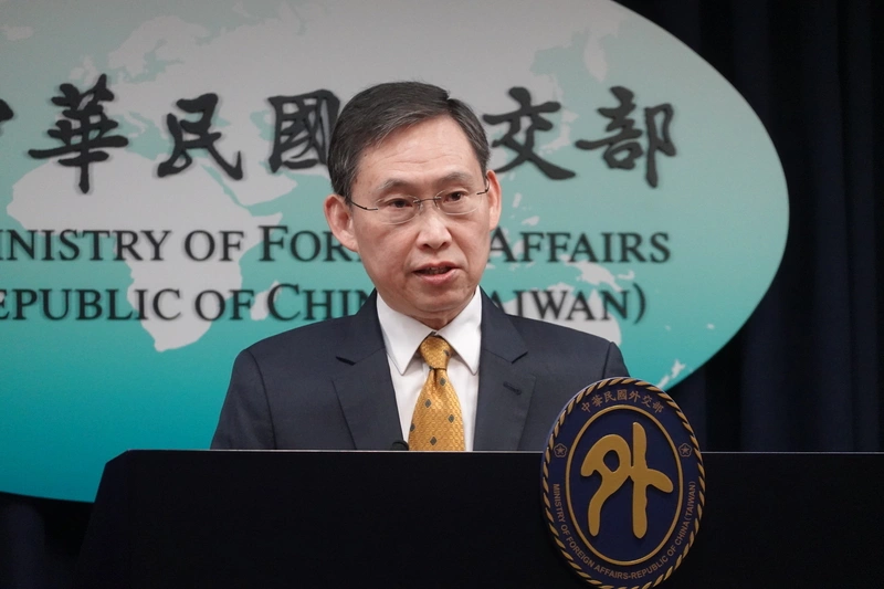 外交部國組司長孫儉元回答媒體提問