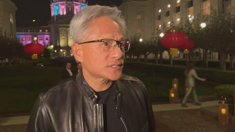 黃仁勳出席舊金山慈善活動