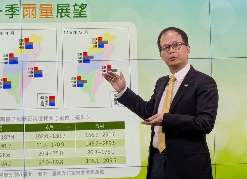 氣象署：西半部上個冬季雨量為1951年以來最少