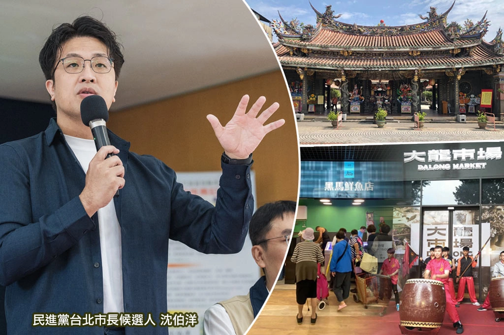 大龍市場沒特色？沈伯洋：保安宮、老攤與人文就是特色　改建不該只想大改