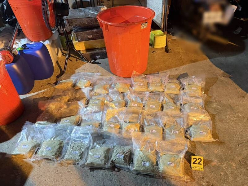 高市警破製毒工廠逮3人　扣逾47公斤毒品成品